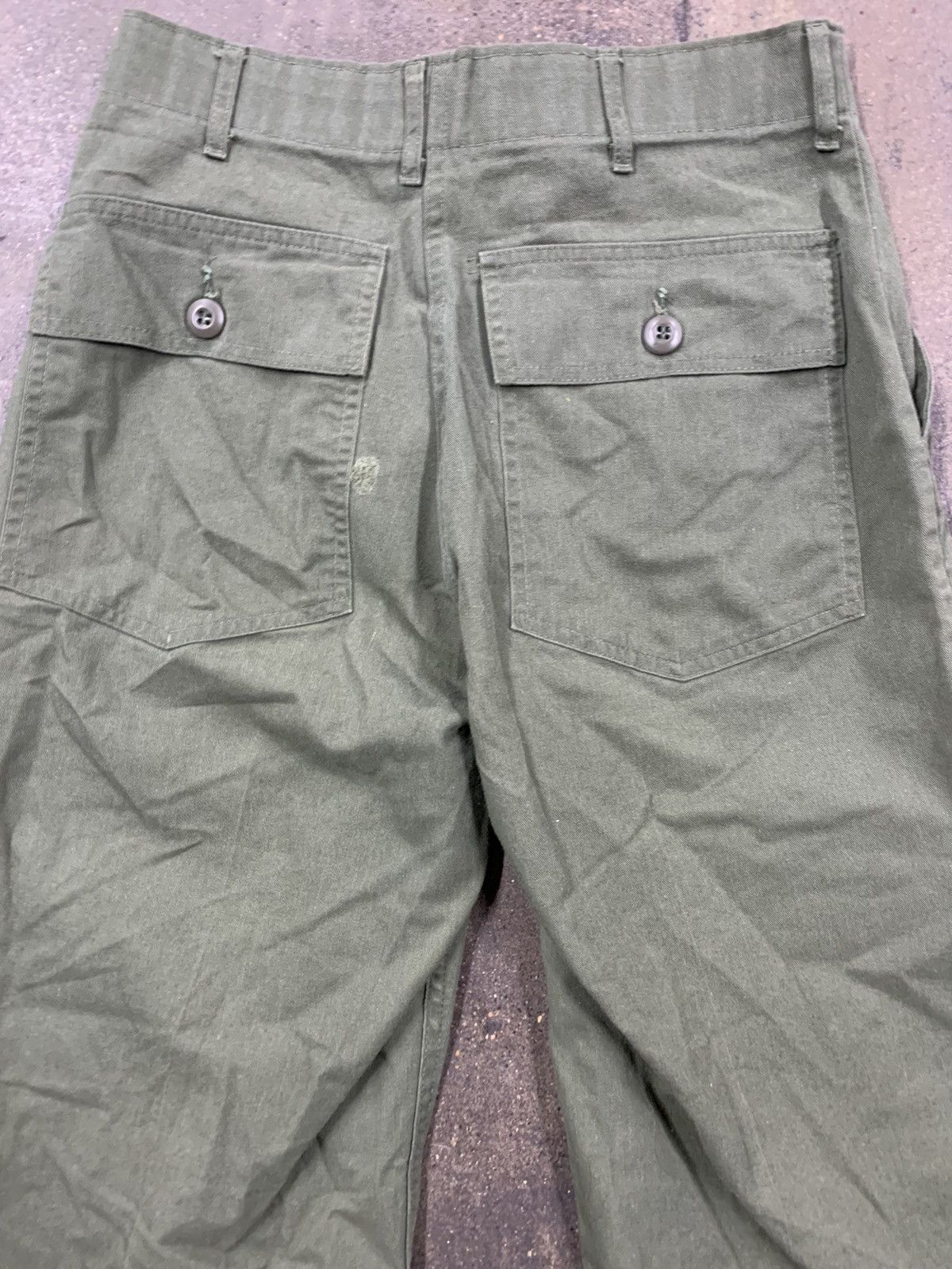 Vintage Vintage Military Patched Cargo Pants 30x29 Size US 29 - 8 Thumbnail