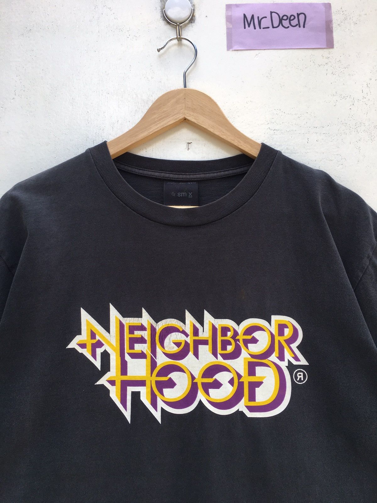 Neighborhood Rare Vintage SS02 Neighborhood Big Spellout Printed Tshirt Size US M / EU 48-50 / 2 - 7 Thumbnail