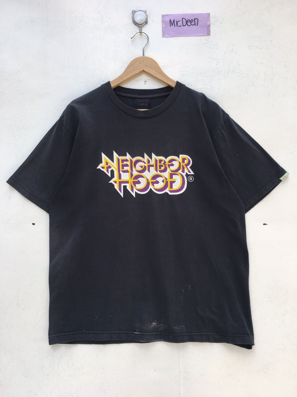 Neighborhood Rare Vintage SS02 Neighborhood Big Spellout Printed Tshirt Size US M / EU 48-50 / 2 - 2 Thumbnail
