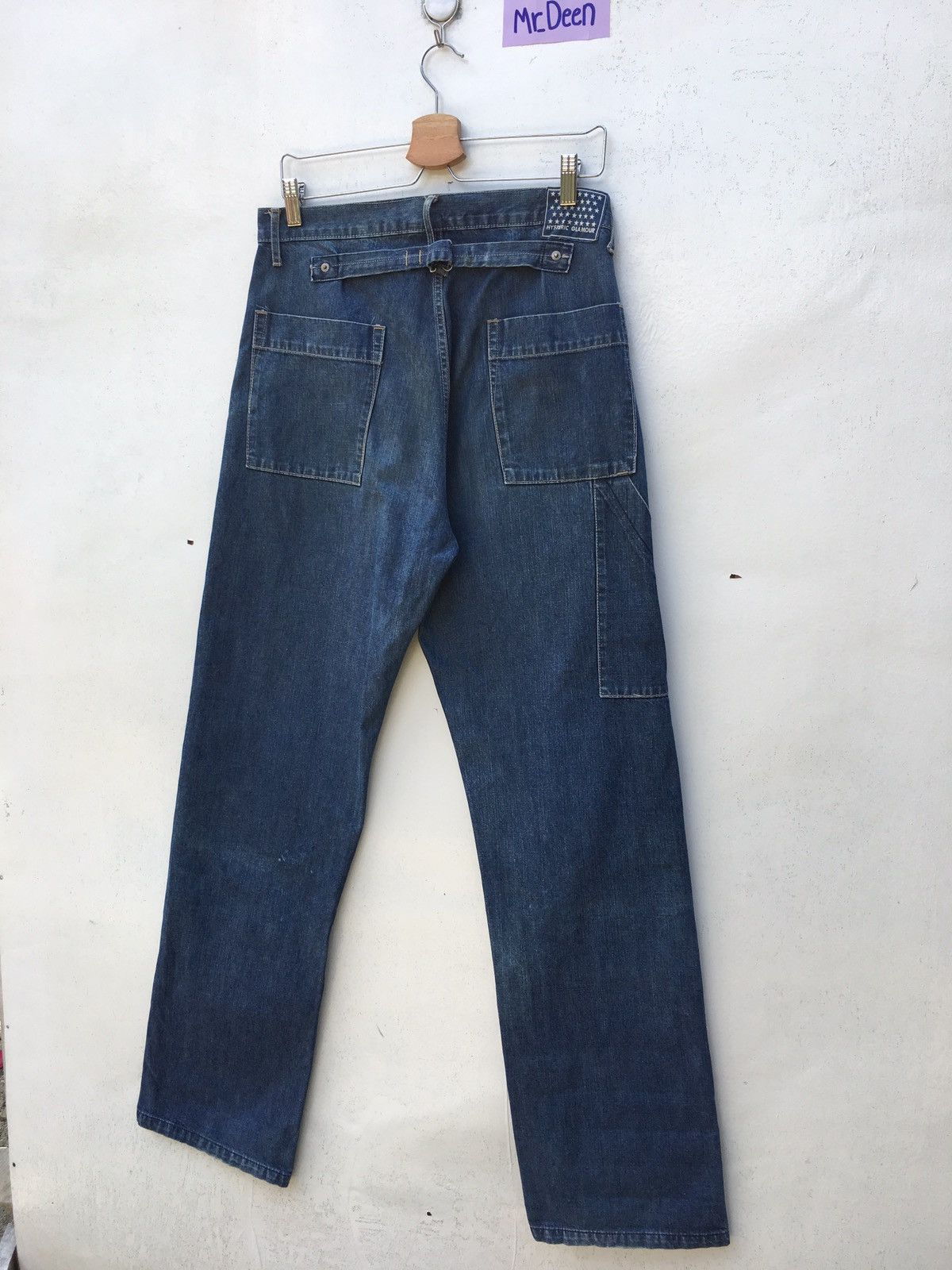 Hysteric Glamour Vtg Rare Hysteric Glamour Stars Straight Cut Denim Pants Size US 32 / EU 48 - 15 Thumbnail