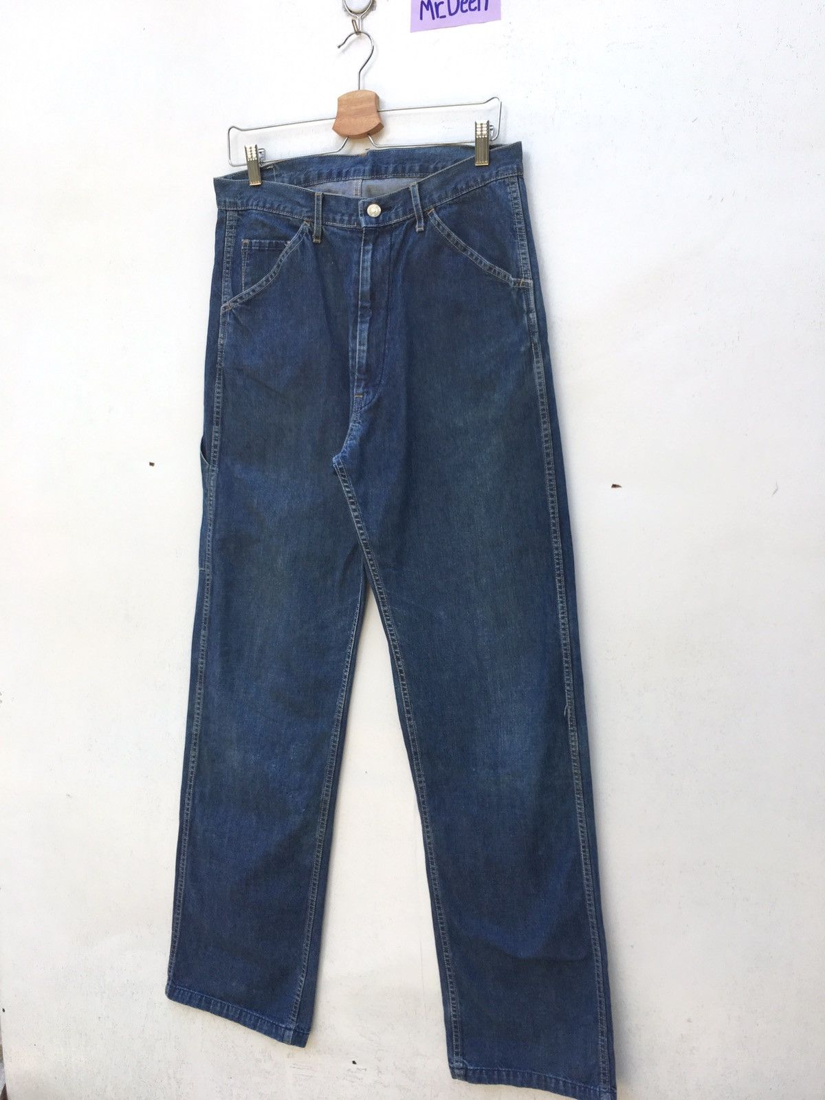 Hysteric Glamour Vtg Rare Hysteric Glamour Stars Straight Cut Denim Pants Size US 32 / EU 48 - 3 Thumbnail