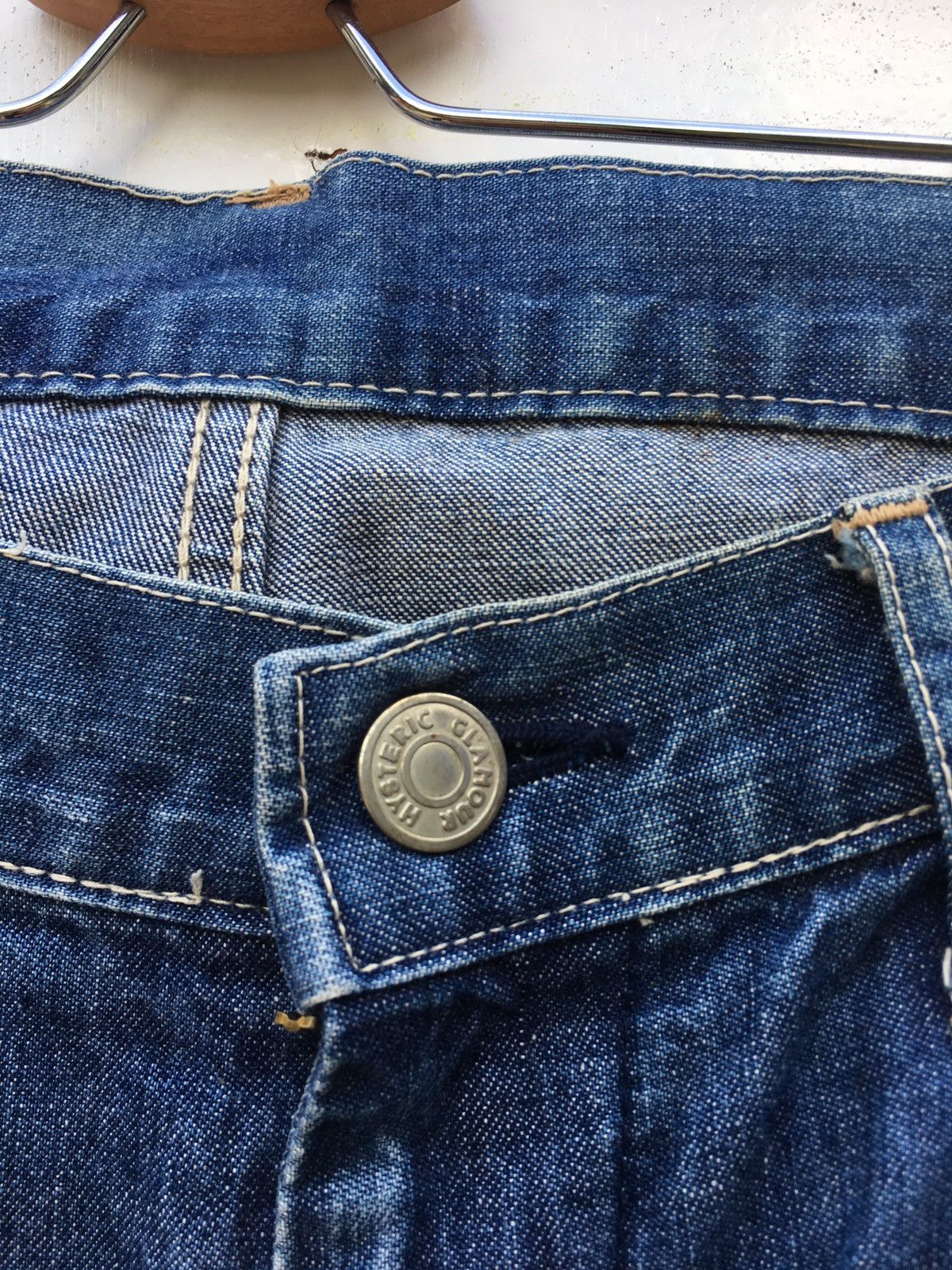 Hysteric Glamour Vtg Rare Hysteric Glamour Stars Straight Cut Denim Pants Size US 32 / EU 48 - 8 Thumbnail