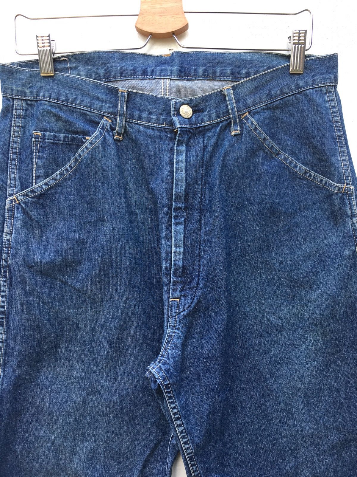 Hysteric Glamour Vtg Rare Hysteric Glamour Stars Straight Cut Denim Pants Size US 32 / EU 48 - 7 Thumbnail