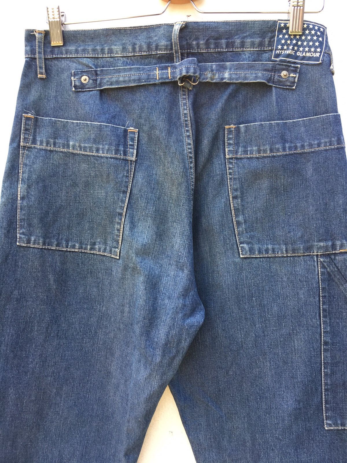 Hysteric Glamour Vtg Rare Hysteric Glamour Stars Straight Cut Denim Pants Size US 32 / EU 48 - 19 Thumbnail