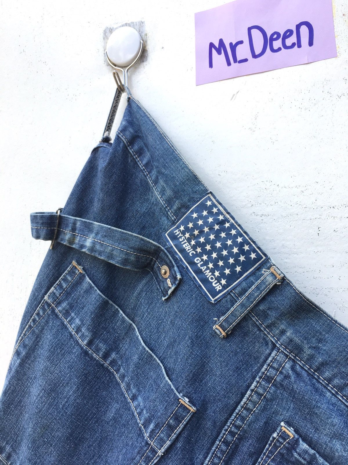 Hysteric Glamour Vtg Rare Hysteric Glamour Stars Straight Cut Denim Pants Size US 32 / EU 48 - 1 Thumbnail