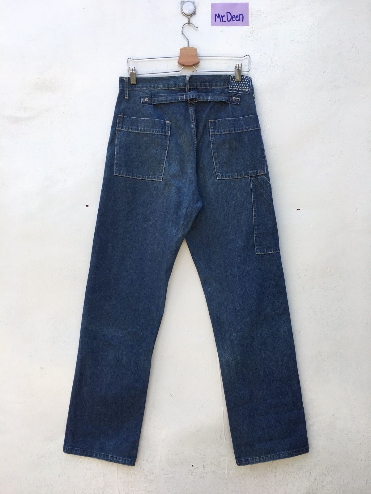 Hysteric Glamour Vtg Rare Hysteric Glamour Stars Straight Cut Denim Pants Size US 32 / EU 48 - 13 Thumbnail