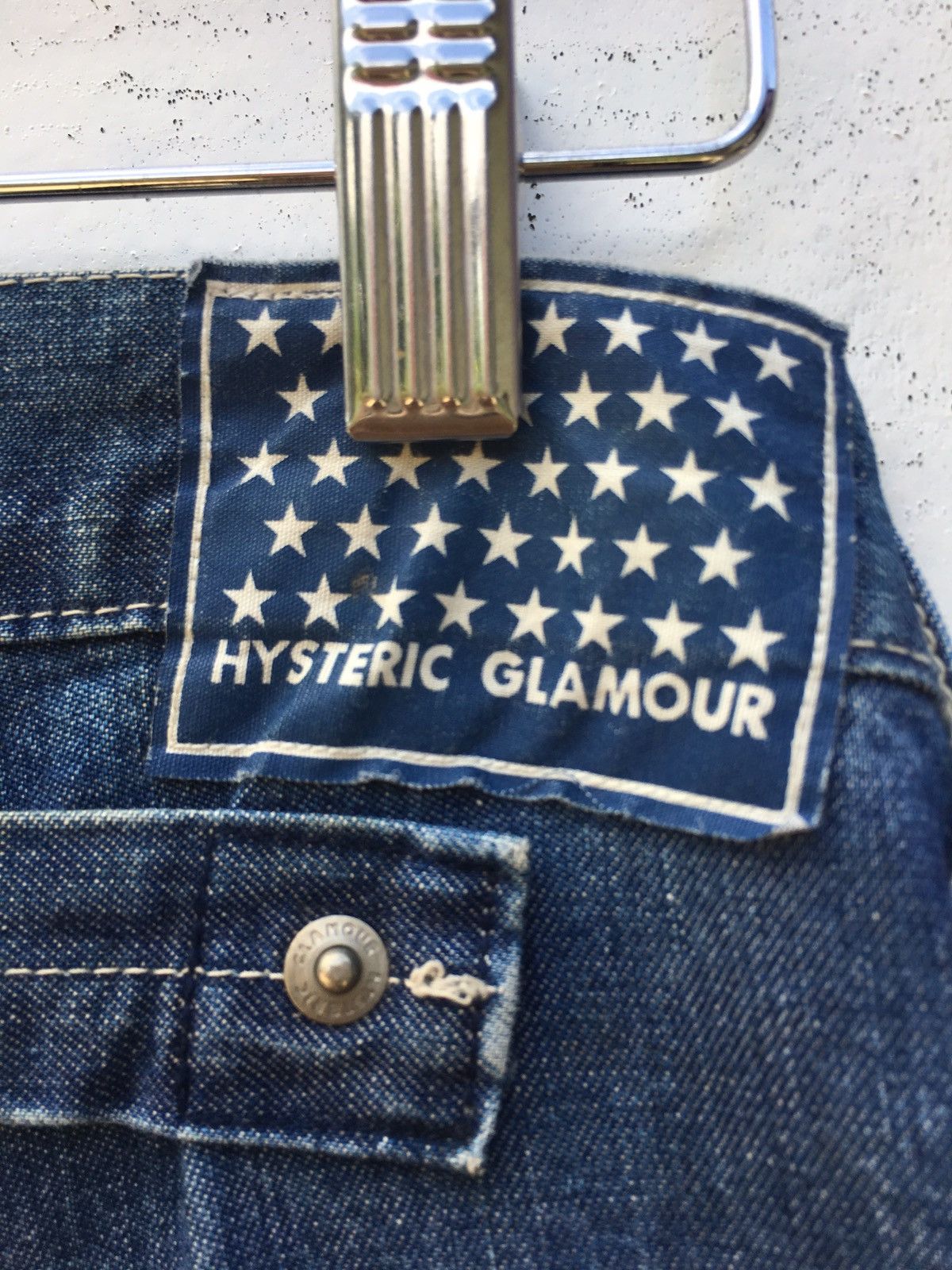 Hysteric Glamour Vtg Rare Hysteric Glamour Stars Straight Cut Denim Pants Size US 32 / EU 48 - 22 Thumbnail