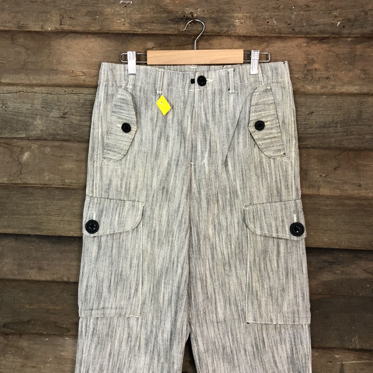 Japanese Brand RageBlue Grey Multipocket Cargo Pants #3001 Size US 30 / EU 46 - 2 Thumbnail