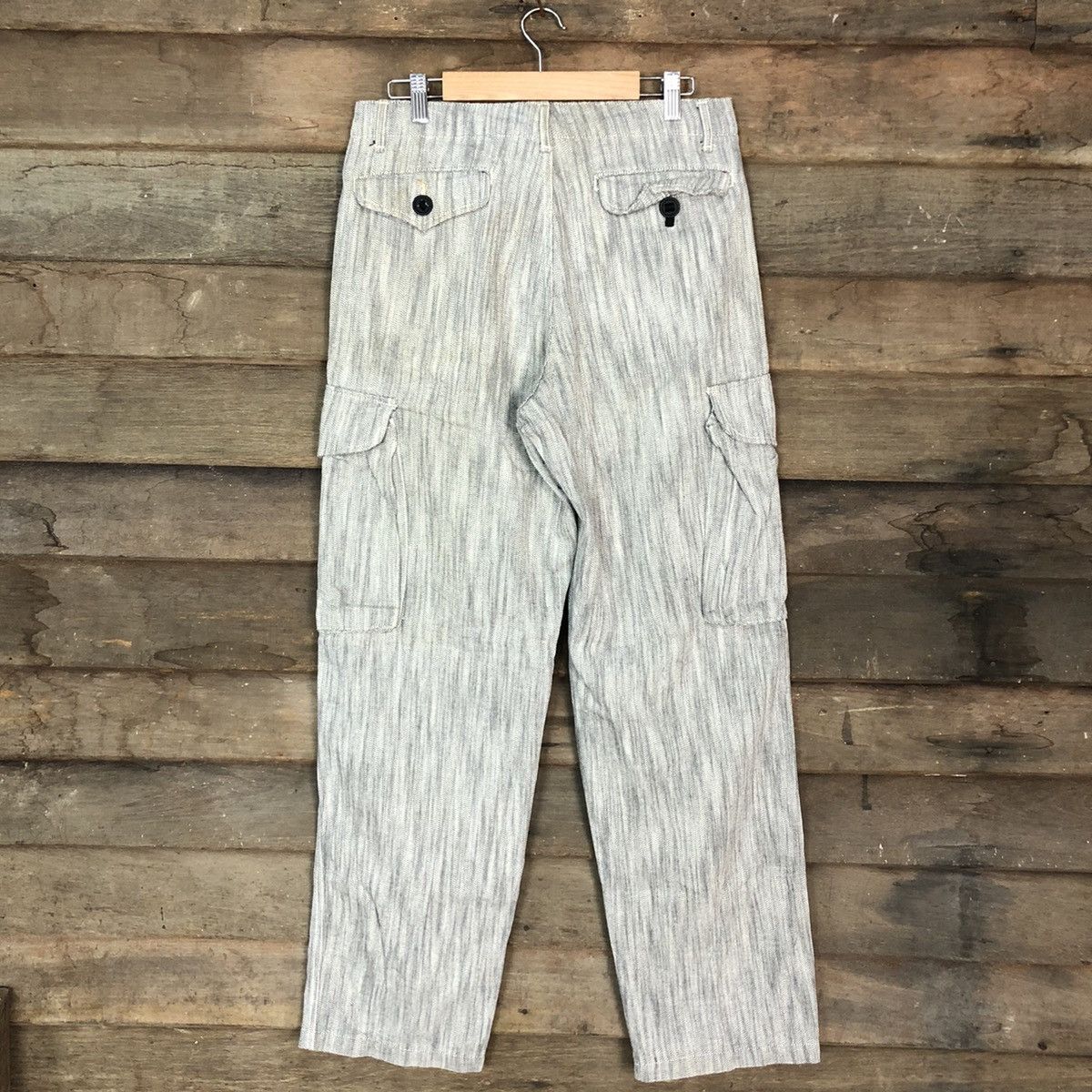 Japanese Brand RageBlue Grey Multipocket Cargo Pants #3001 Size US 30 / EU 46 - 9 Thumbnail