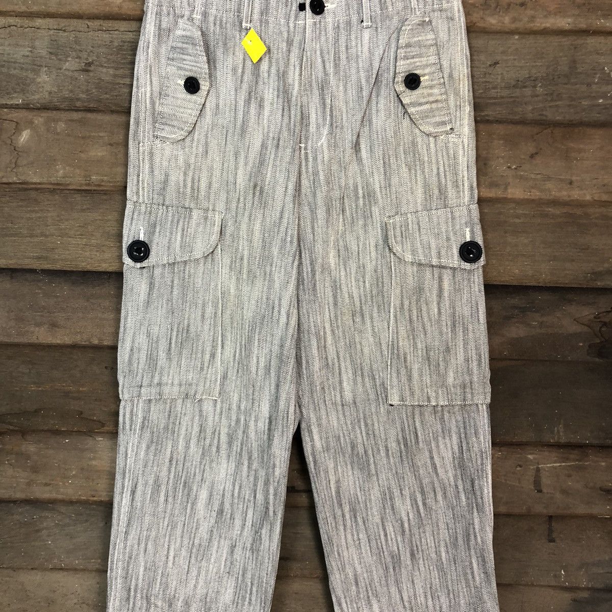 Japanese Brand RageBlue Grey Multipocket Cargo Pants #3001 Size US 30 / EU 46 - 4 Thumbnail