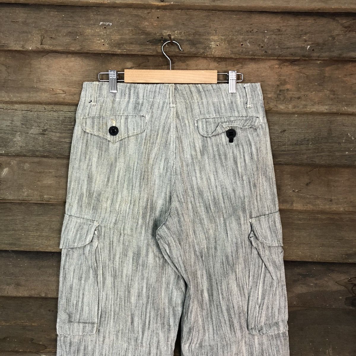 Japanese Brand RageBlue Grey Multipocket Cargo Pants #3001 Size US 30 / EU 46 - 10 Thumbnail