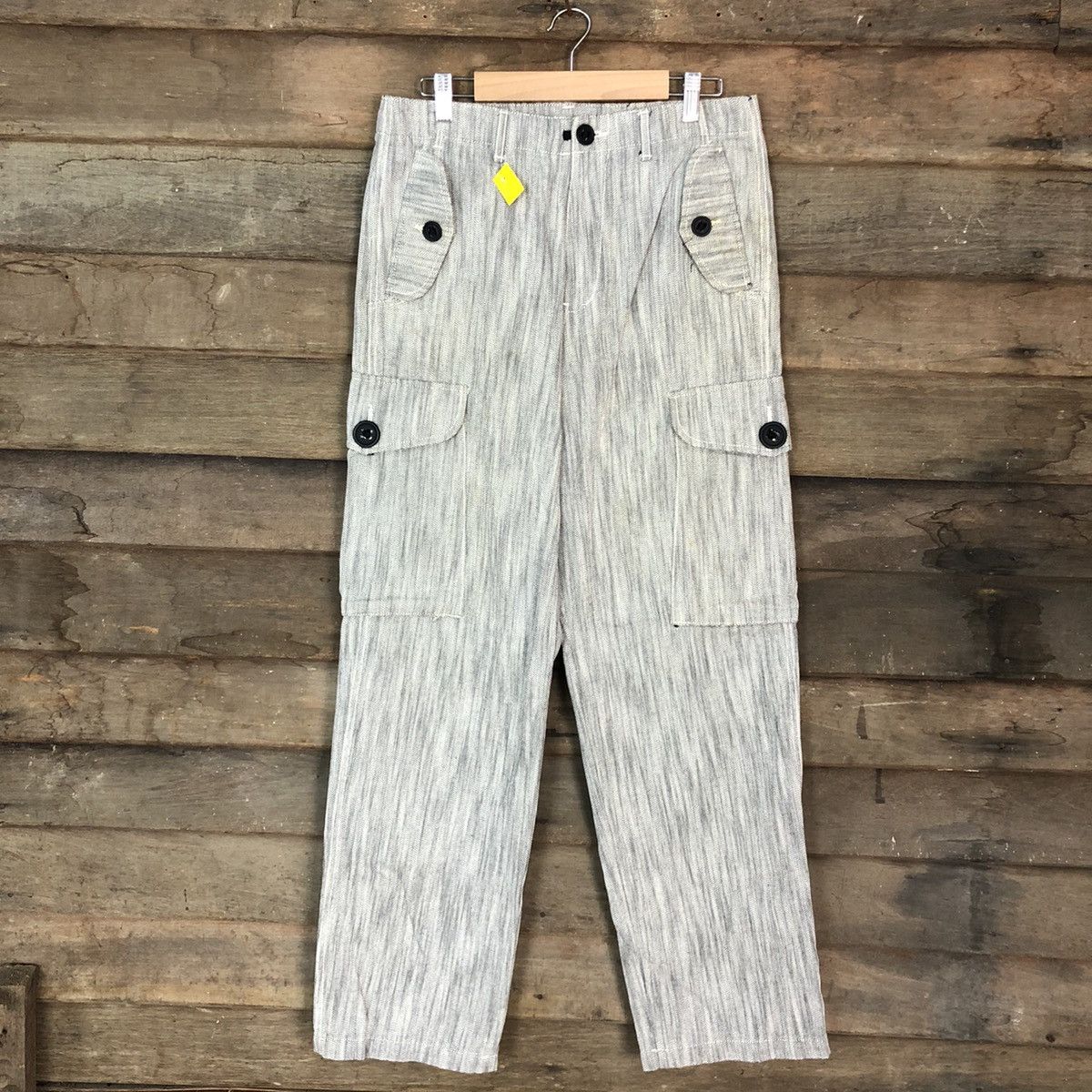 Japanese Brand RageBlue Grey Multipocket Cargo Pants #3001 Size US 30 / EU 46 - 1 Thumbnail