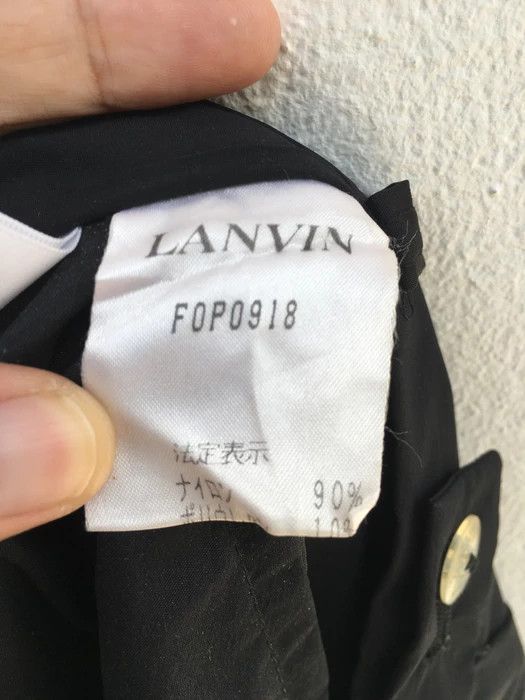 Lanvin Vintage Lanvin Sport Black Track Pant Size US 29 - 15 Thumbnail