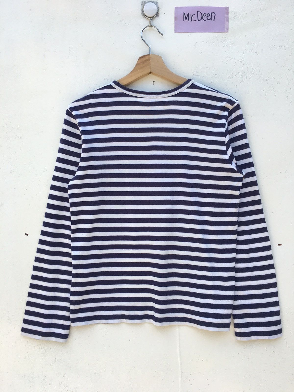 Comme des Garcons PLAY Rare CDG Play Striped Blue Longsleeve Size US M / EU 48-50 / 2 - 16 Thumbnail