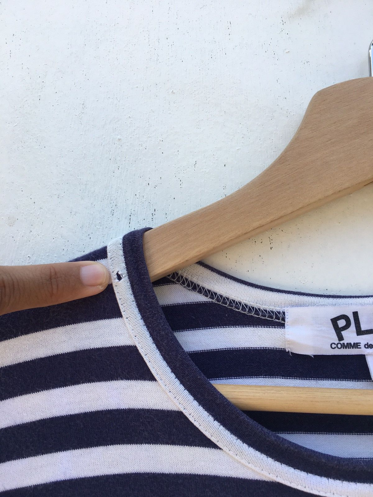 Comme des Garcons PLAY Rare CDG Play Striped Blue Longsleeve Size US M / EU 48-50 / 2 - 8 Thumbnail