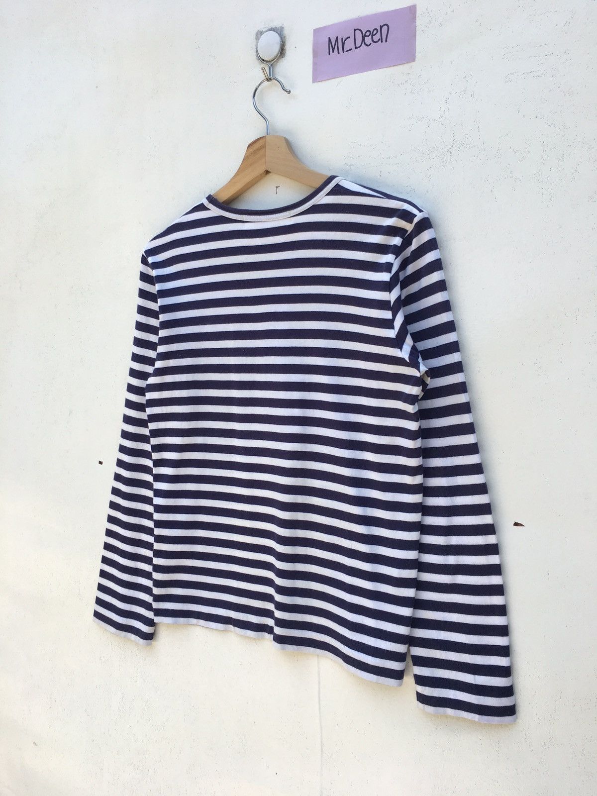 Comme des Garcons PLAY Rare CDG Play Striped Blue Longsleeve Size US M / EU 48-50 / 2 - 18 Thumbnail