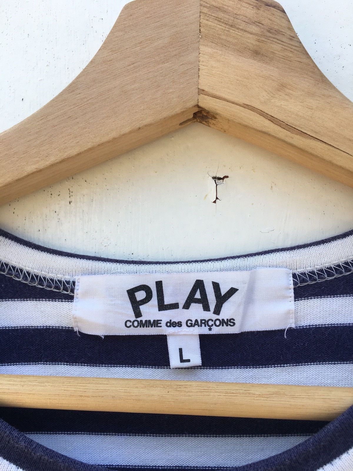 Comme des Garcons PLAY Rare CDG Play Striped Blue Longsleeve Size US M / EU 48-50 / 2 - 7 Thumbnail