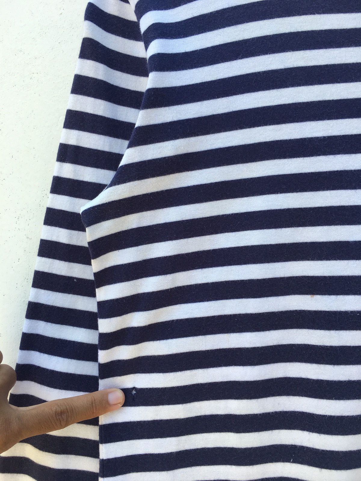 Comme des Garcons PLAY Rare CDG Play Striped Blue Longsleeve Size US M / EU 48-50 / 2 - 10 Thumbnail