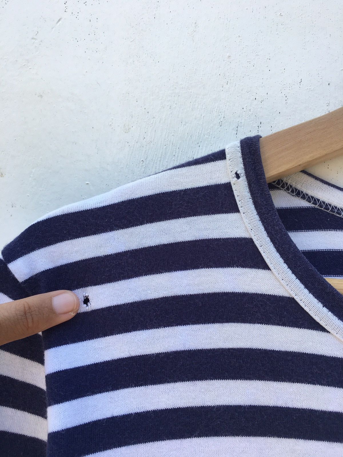Comme des Garcons PLAY Rare CDG Play Striped Blue Longsleeve Size US M / EU 48-50 / 2 - 9 Thumbnail