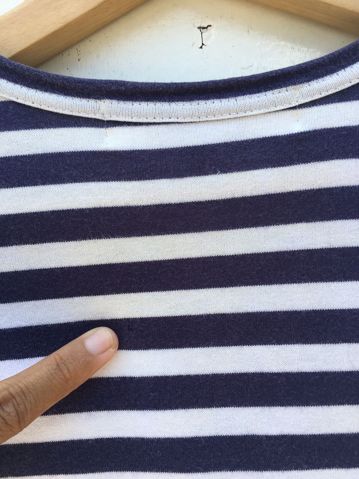 Comme des Garcons PLAY Rare CDG Play Striped Blue Longsleeve Size US M / EU 48-50 / 2 - 20 Thumbnail