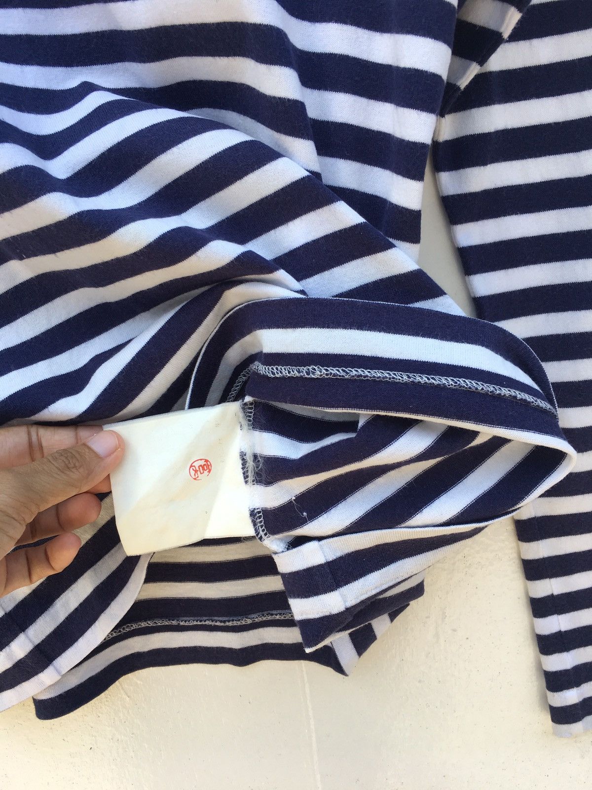 Comme des Garcons PLAY Rare CDG Play Striped Blue Longsleeve Size US M / EU 48-50 / 2 - 12 Thumbnail