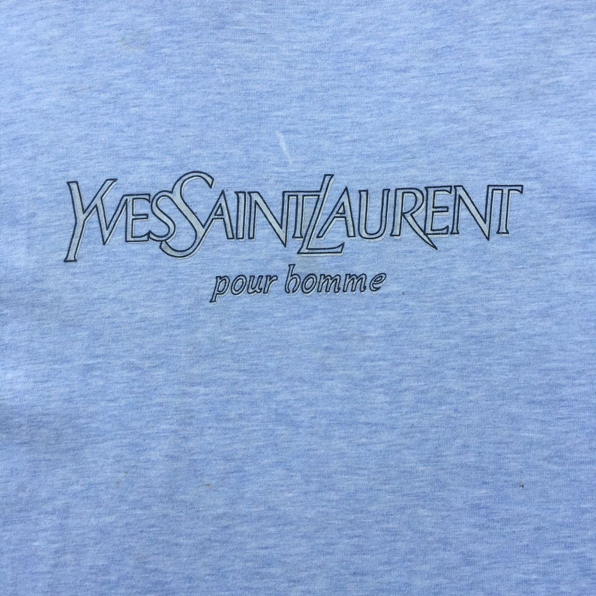Yves Saint Laurent Vintage YSL Yves Saint Laurent Spellout Logos Tshirt Size US M / EU 48-50 / 2 - 6 Thumbnail