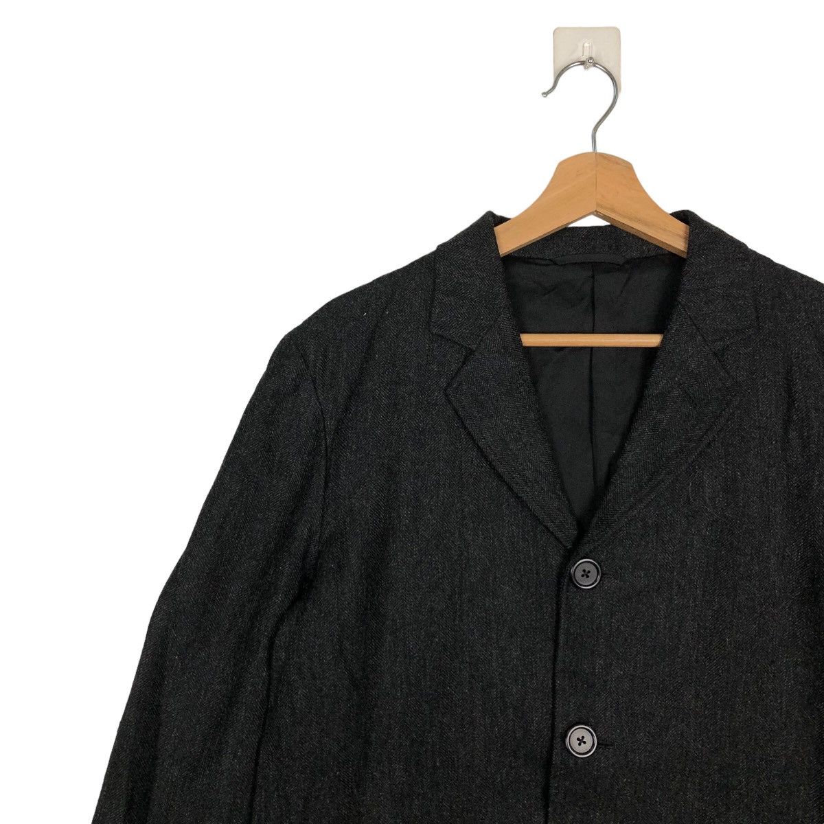 Margaret Howell HERRINGBONE WOOL DOUBLE BREAST CHORE JACKET MARGARET HOWELL Size US M / EU 48-50 / 2 - 6 Thumbnail