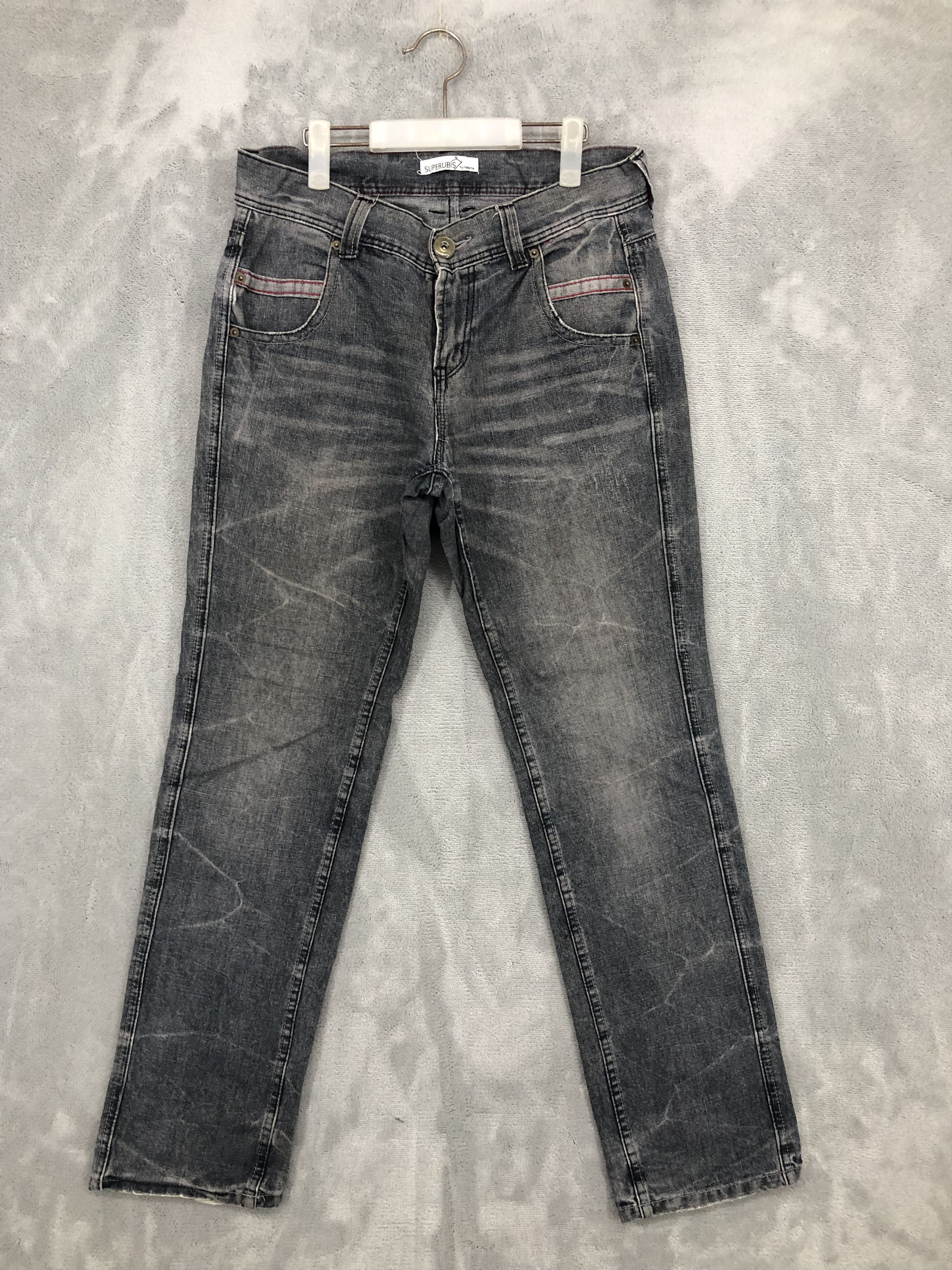 Japanese Brand × Jean Superubis Valleta Denim Jeans 33x31 Size US 33 - 1 Thumbnail