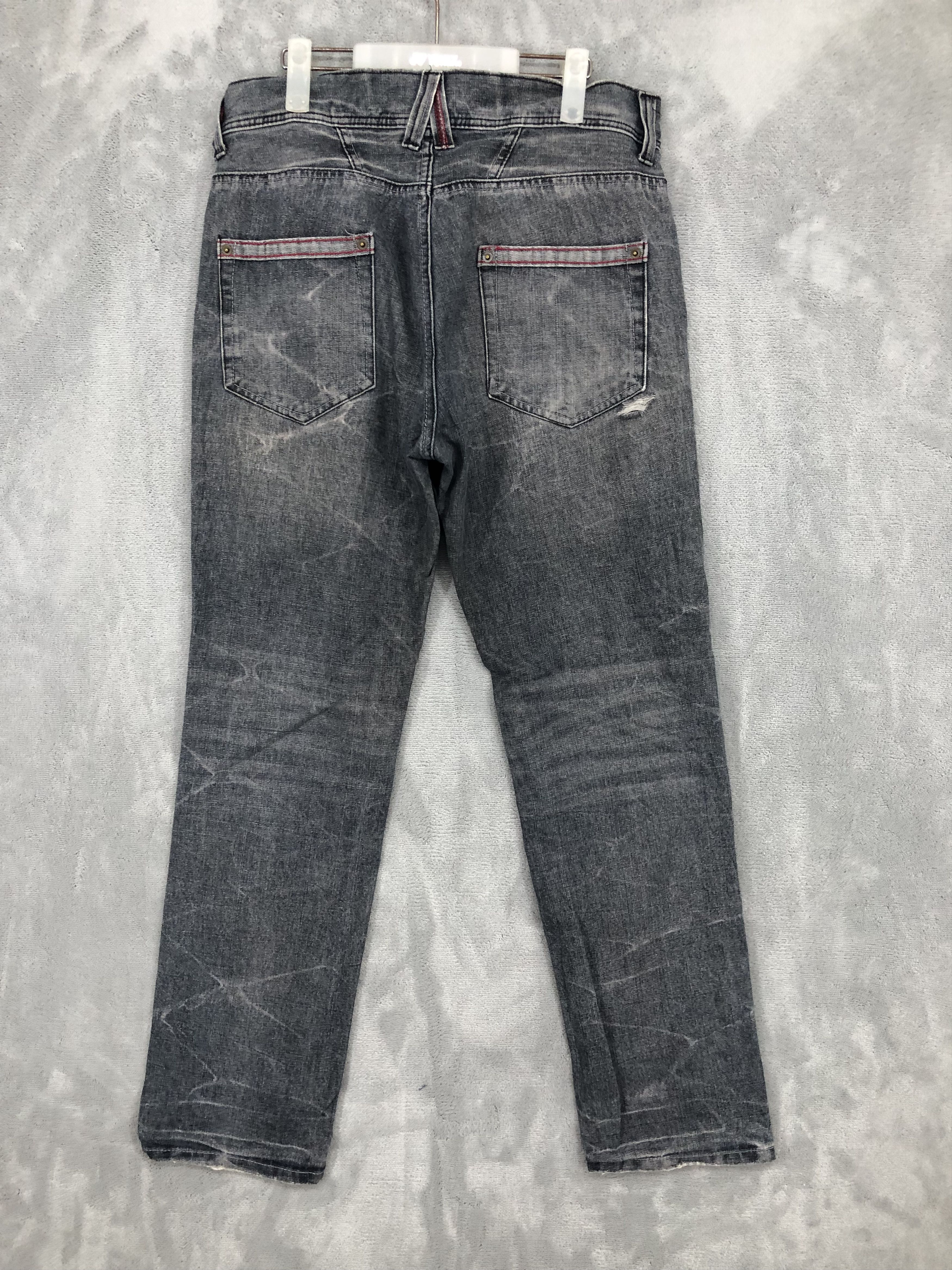 Japanese Brand × Jean Superubis Valleta Denim Jeans 33x31 Size US 33 - 2 Thumbnail