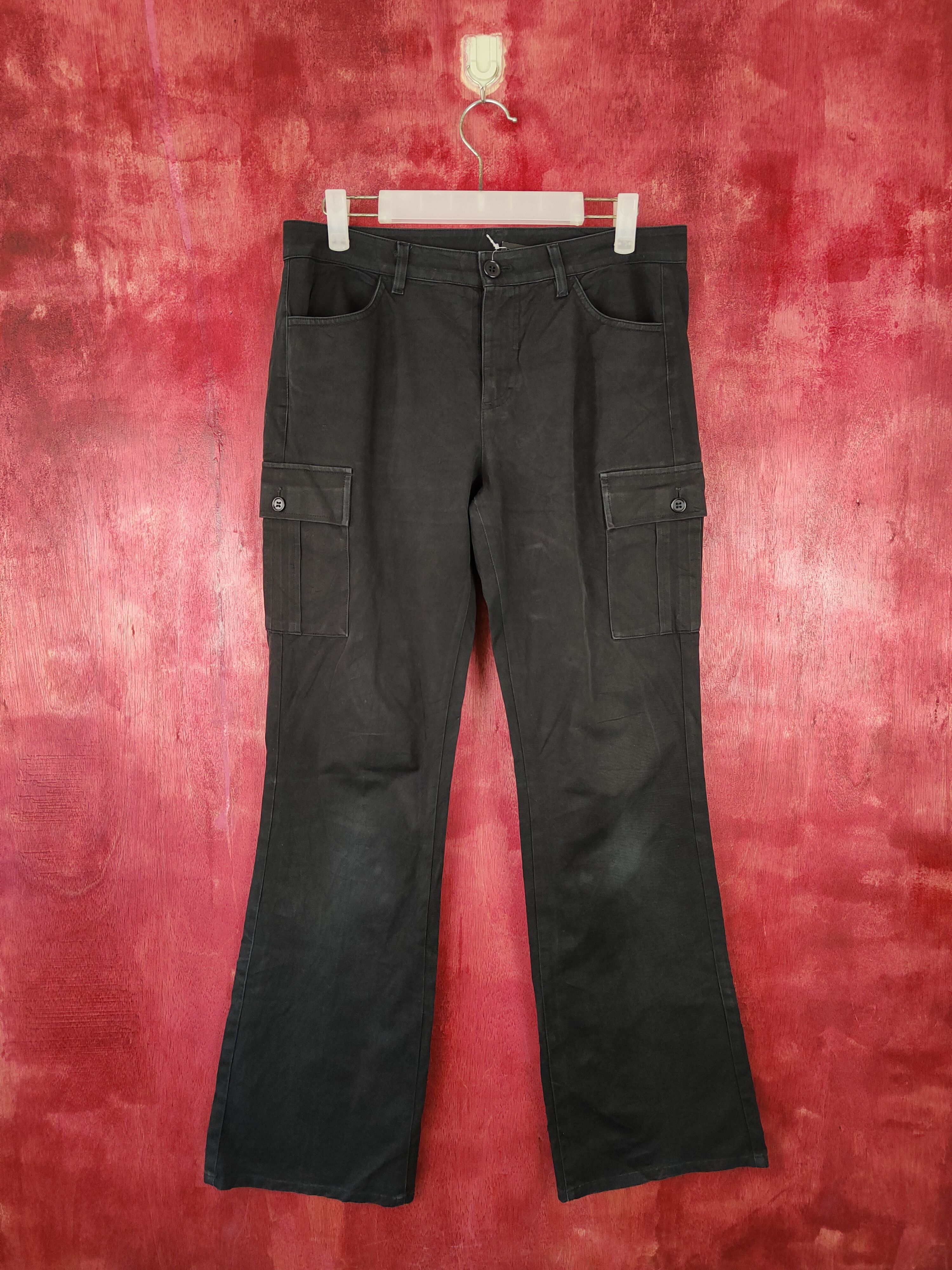 Japanese Brand × Uniqlo Uniqlo Black Multi Pocket Tactical Cargo Pants #4866 Size US 28 / EU 44 - 1 Thumbnail