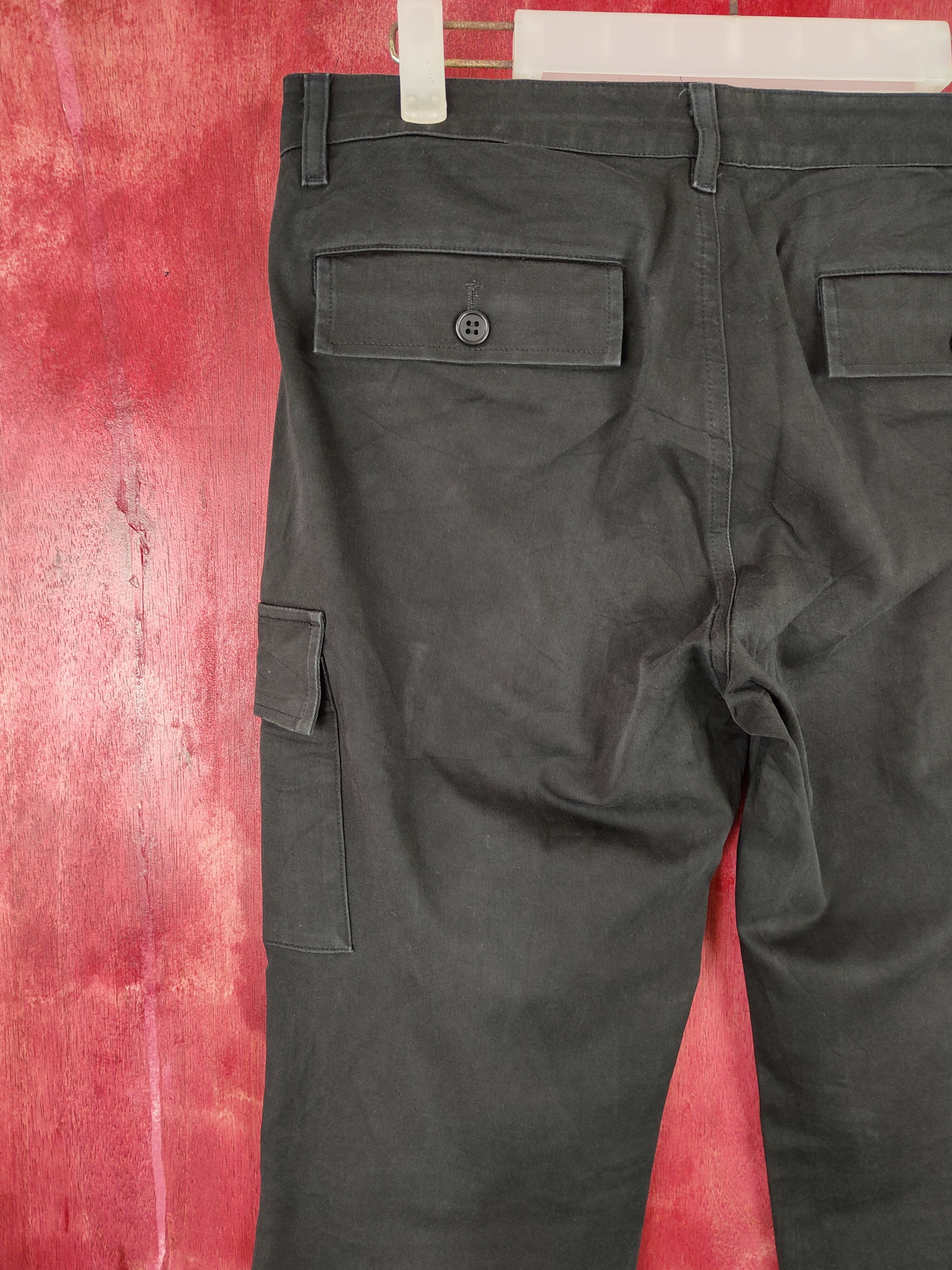 Japanese Brand × Uniqlo Uniqlo Black Multi Pocket Tactical Cargo Pants #4866 Size US 28 / EU 44 - 8 Thumbnail