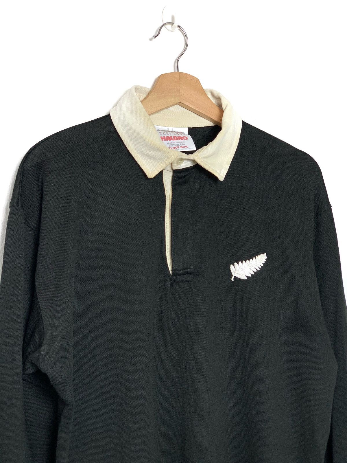 All Blacks Vintage All Black Made in England Longsleeve Collar Size US L / EU 52-54 / 3 - 2 Thumbnail