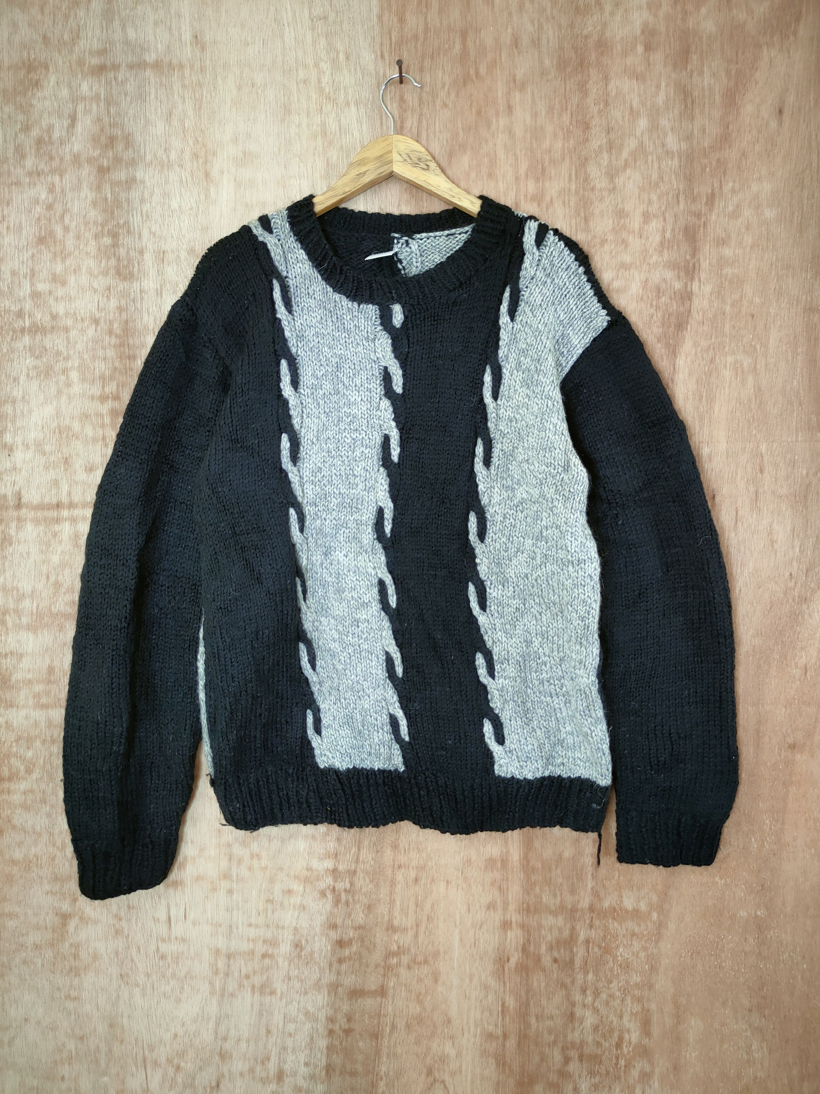 Aran Isles Knitwear DL Japan aran isle cable knitwear art wave #46-435 Size US L / EU 52-54 / 3 - 1 Thumbnail