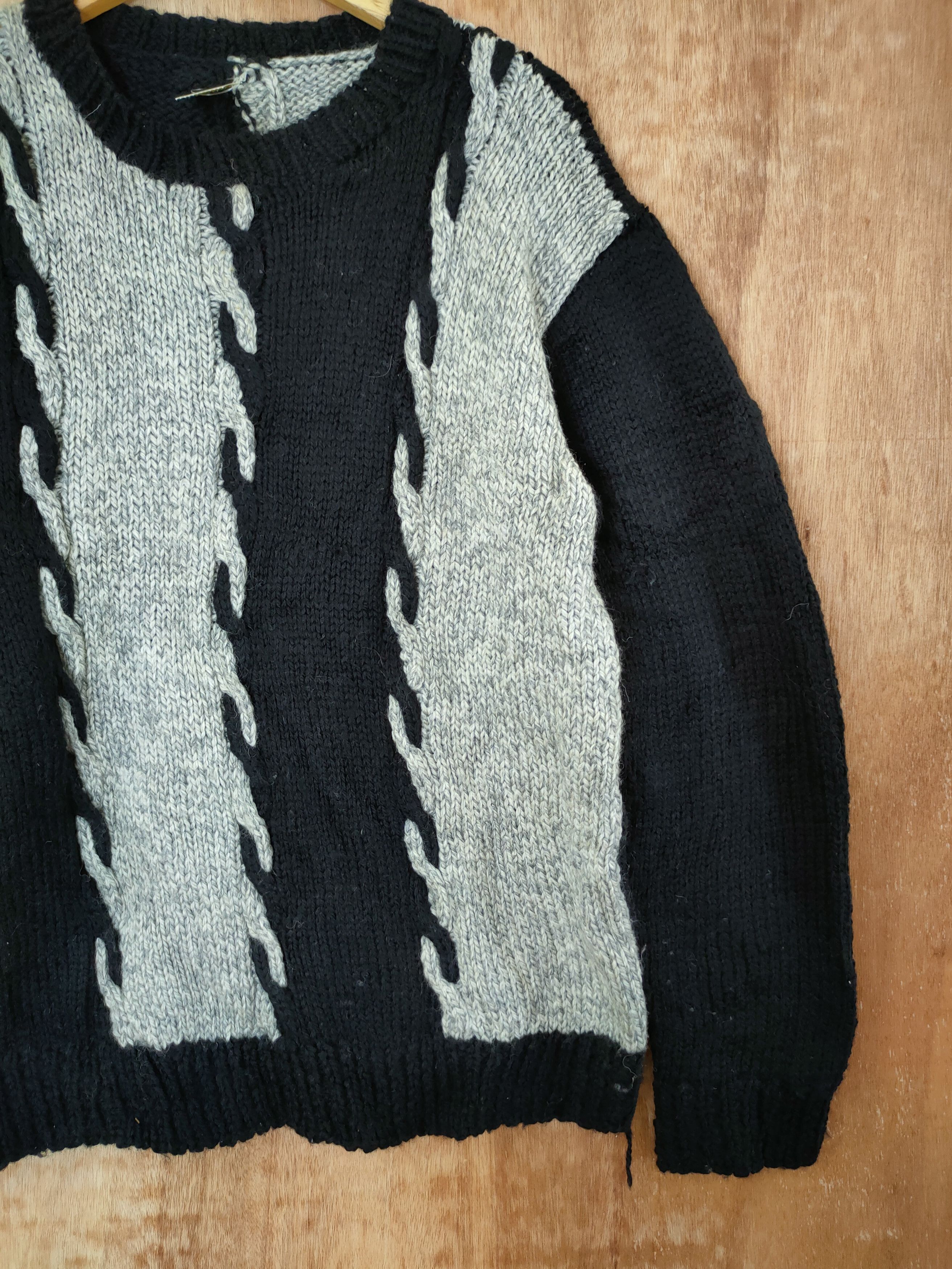 Aran Isles Knitwear DL Japan aran isle cable knitwear art wave #46-435 Size US L / EU 52-54 / 3 - 3 Thumbnail