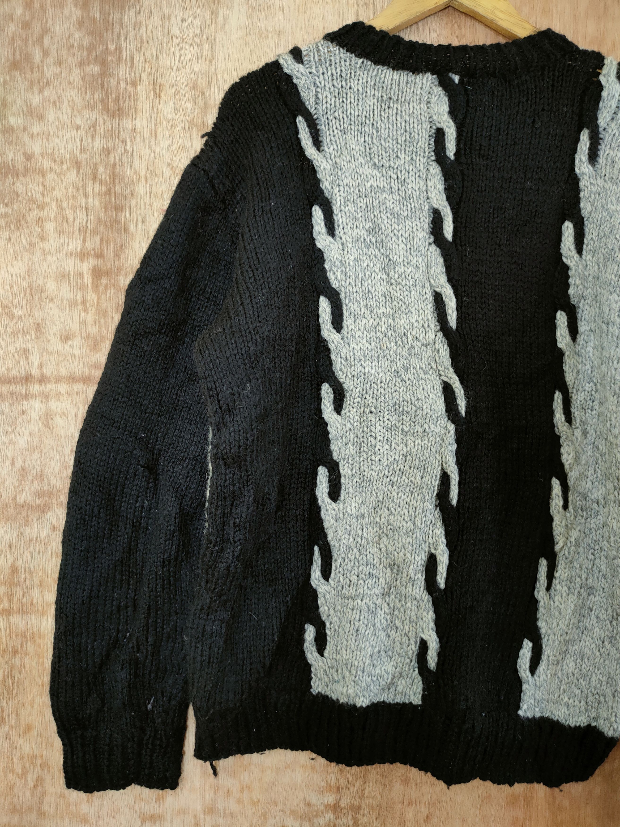 Aran Isles Knitwear DL Japan aran isle cable knitwear art wave #46-435 Size US L / EU 52-54 / 3 - 8 Thumbnail