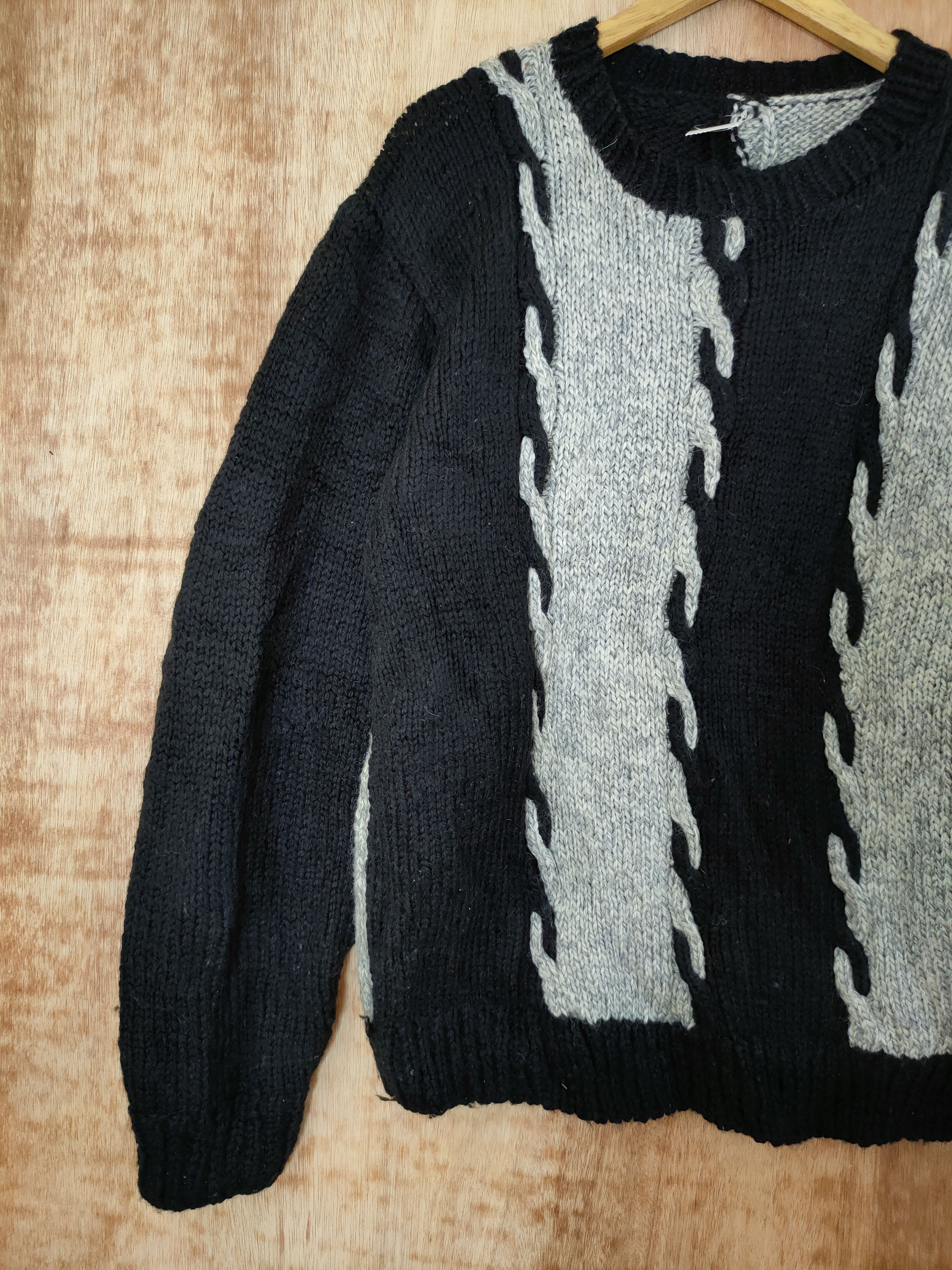 Aran Isles Knitwear DL Japan aran isle cable knitwear art wave #46-435 Size US L / EU 52-54 / 3 - 2 Thumbnail