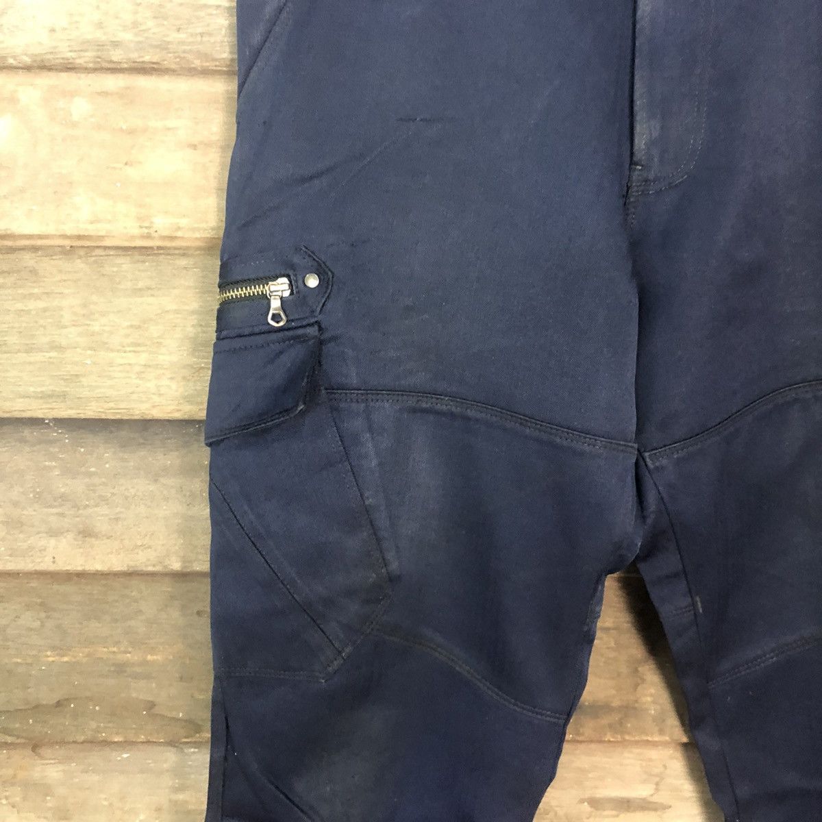 Japanese Brand Tora Blue multipocket japan tactical Cargo Pants #3413 Size US 32 / EU 48 - 6 Thumbnail