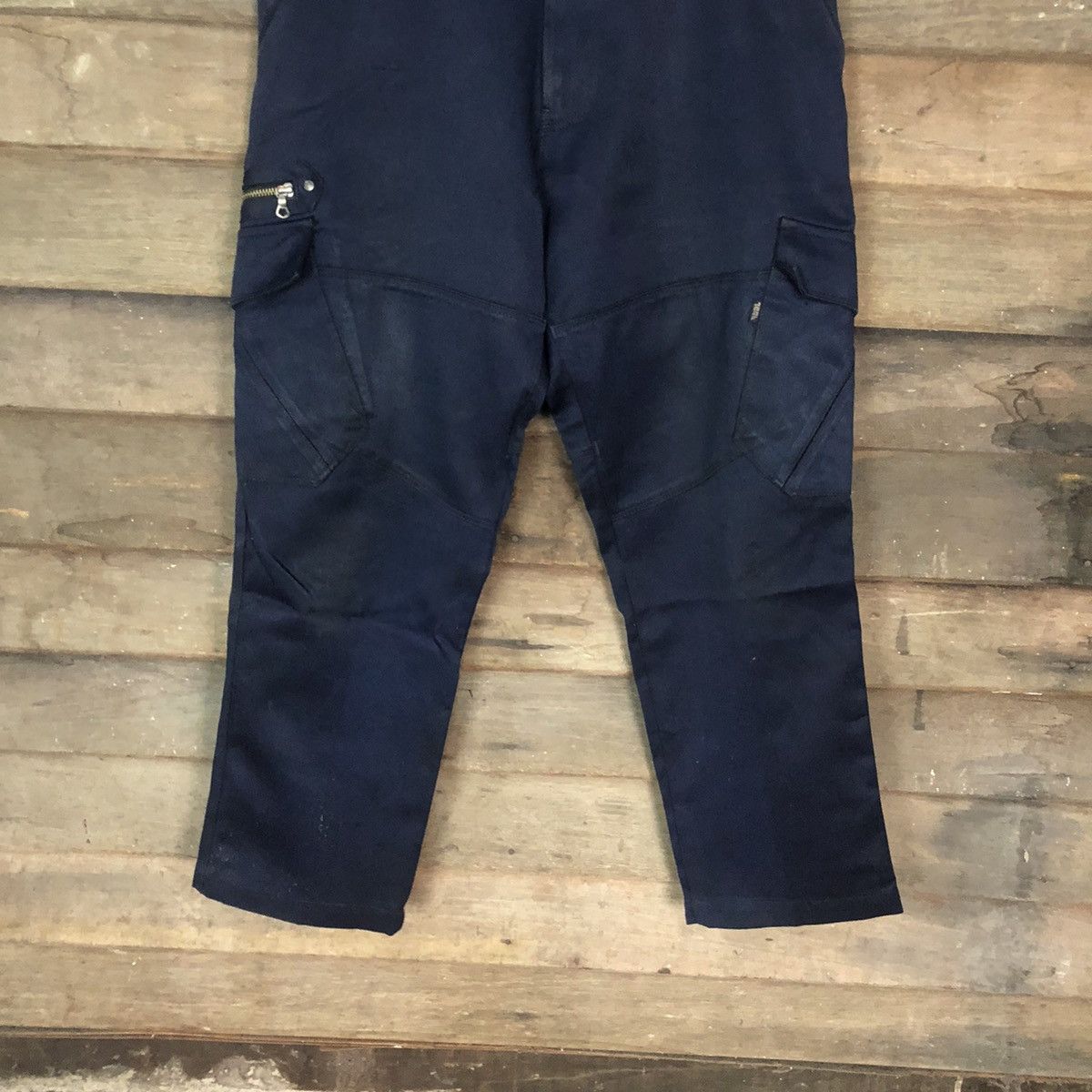 Japanese Brand Tora Blue multipocket japan tactical Cargo Pants #3413 Size US 32 / EU 48 - 3 Thumbnail