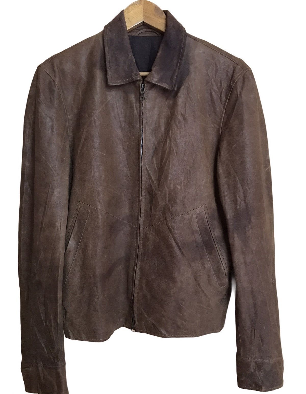 Jil Sander RARE JIL SANDER RAF SIMON BIKER LEATHER JACKET Size US S / EU 44-46 / 1 - 7 Thumbnail