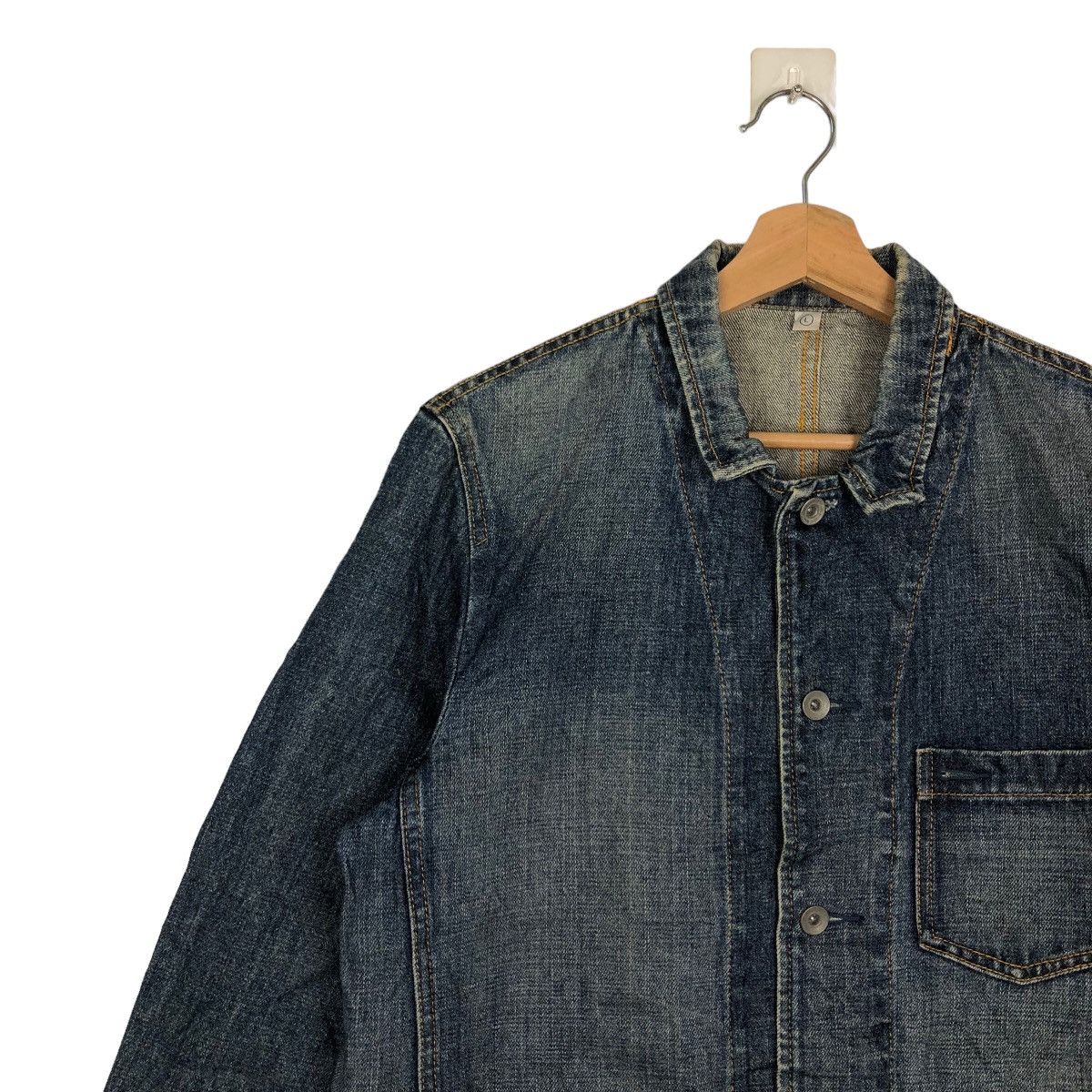 Japanese Brand VINTAGE HIKORY CHORE JACKET UNIQLO INSPIRED ISSEY MIYAKE Size US L / EU 52-54 / 3 - 6 Thumbnail