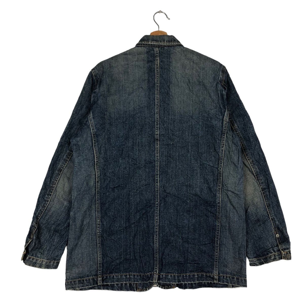 Japanese Brand VINTAGE HIKORY CHORE JACKET UNIQLO INSPIRED ISSEY MIYAKE Size US L / EU 52-54 / 3 - 7 Thumbnail