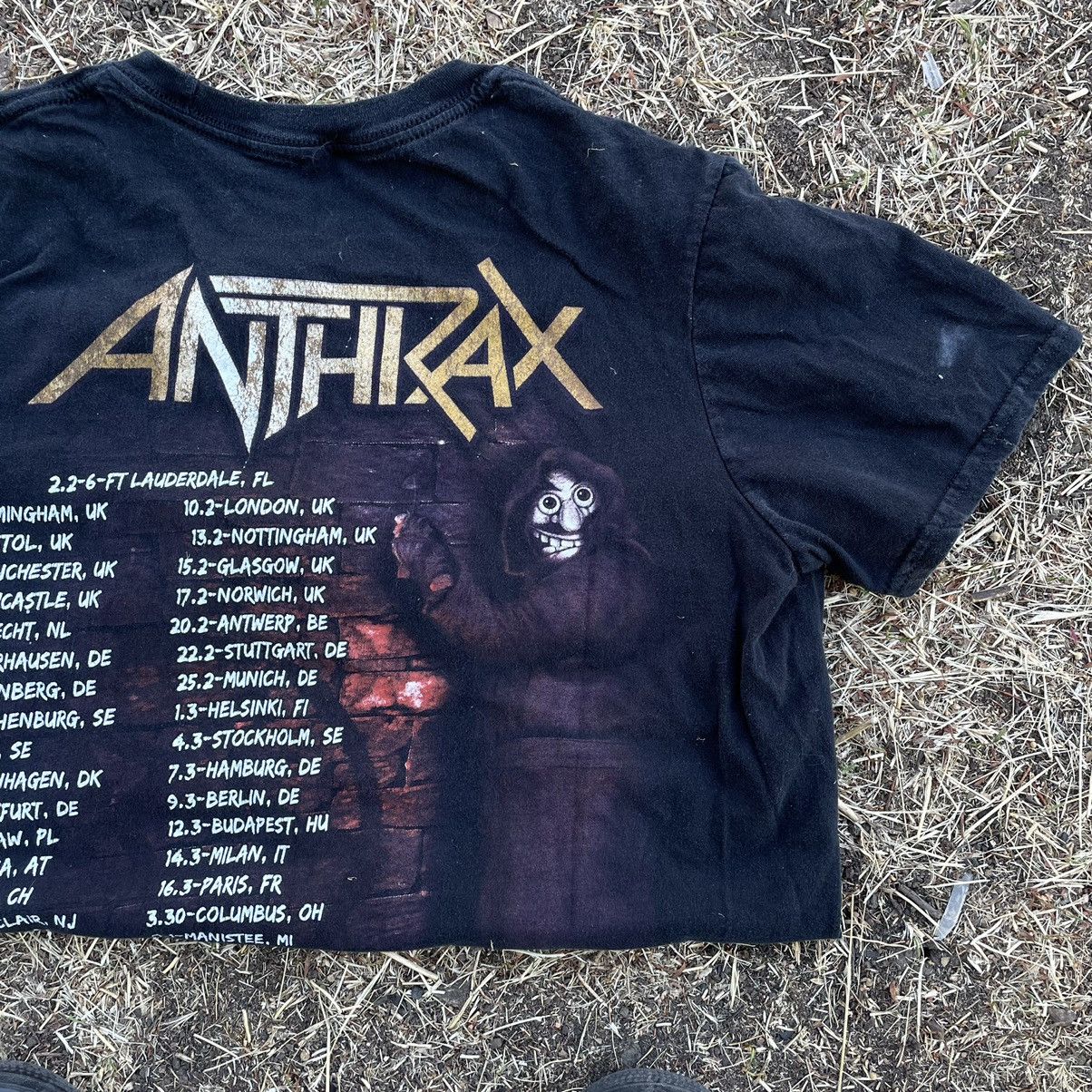 Vintage Vintage Y2K Anthrax Band Tee Graphic Print Grunge Streetwear Size US S / EU 44-46 / 1 - 6 Thumbnail