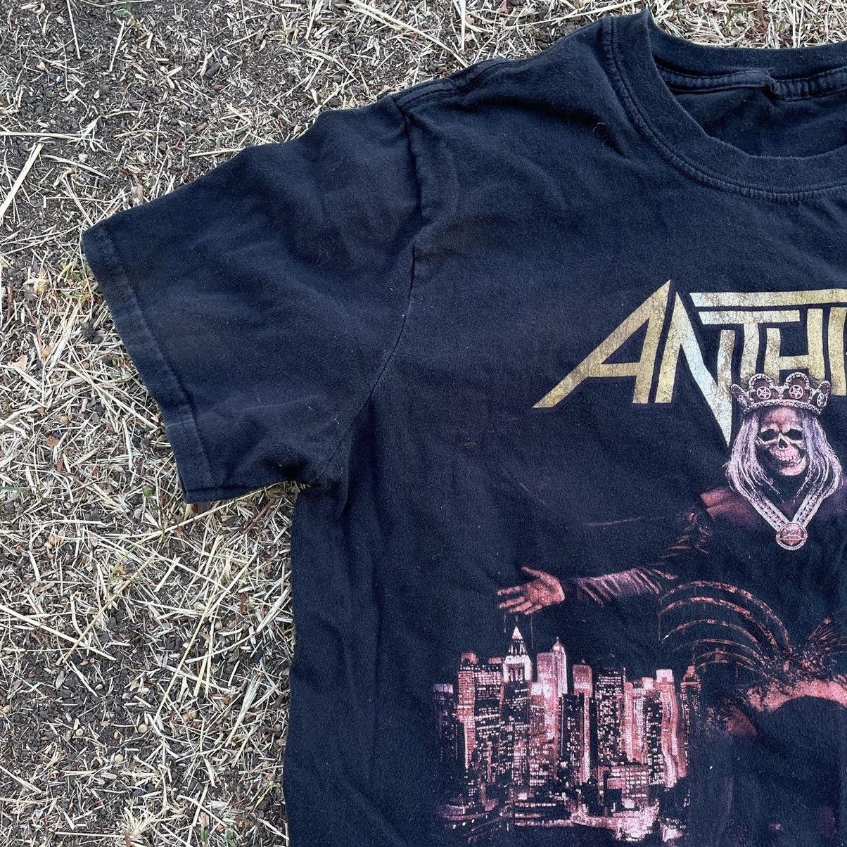Vintage Vintage Y2K Anthrax Band Tee Graphic Print Grunge Streetwear Size US S / EU 44-46 / 1 - 3 Thumbnail