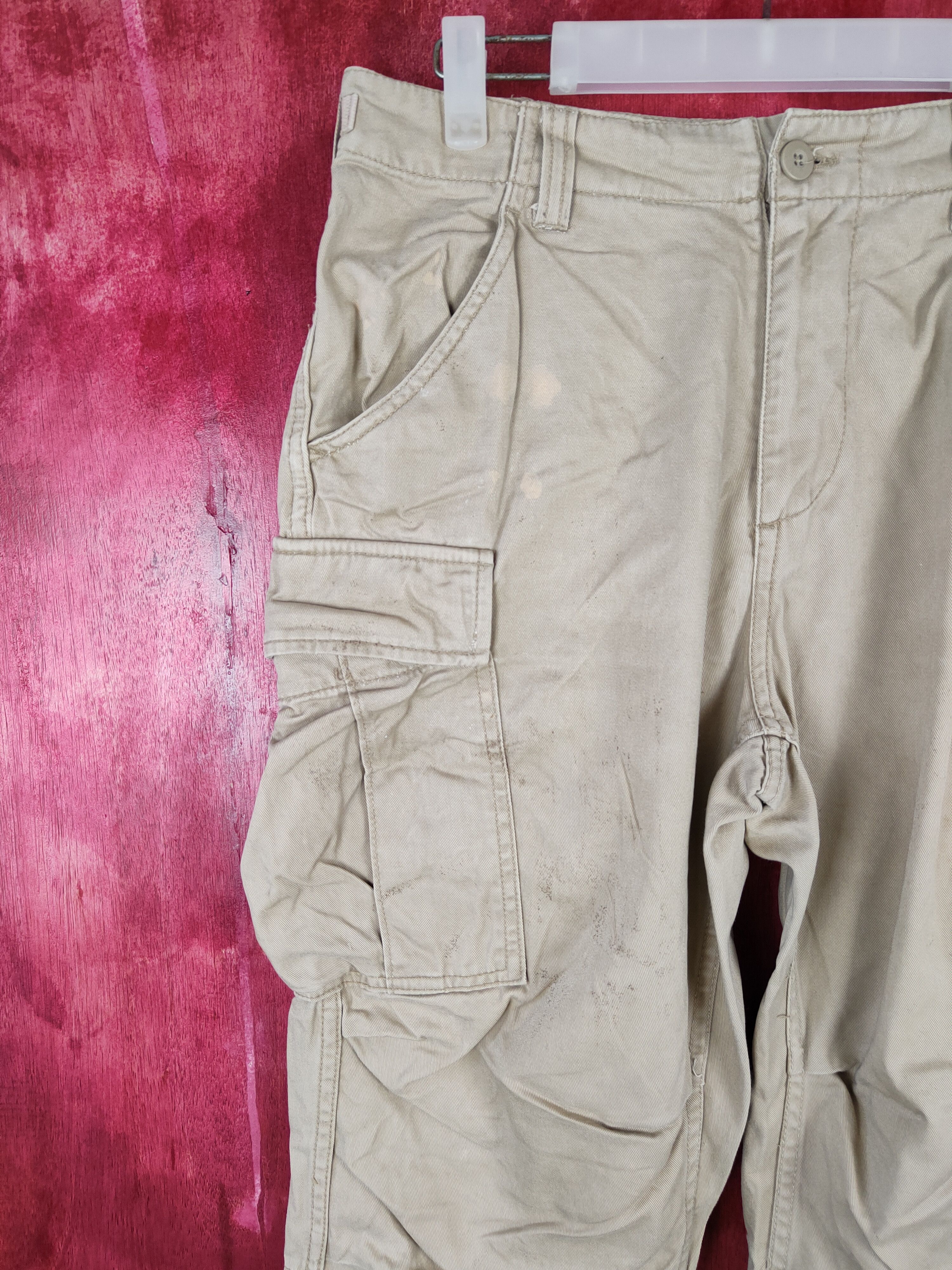 Avirex Avirex Brown Multi Pocket Tactical Cargo Pants #4861 Size US 30 / EU 46 - 3 Thumbnail