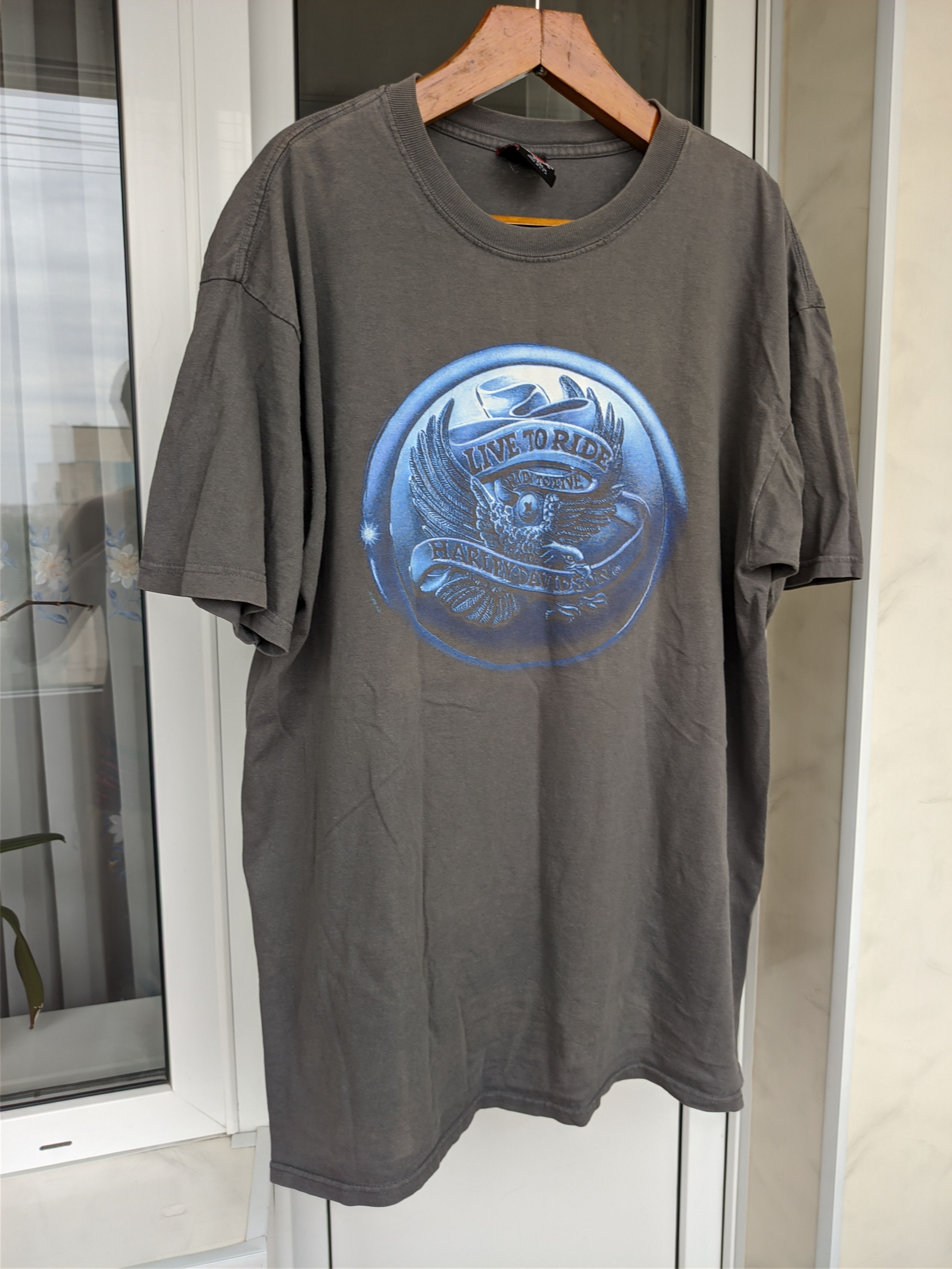 Harley Davidson × Vintage Vintage 1996 Harley Davidson Amersfoort Tee Size US XXL / EU 58 / 5 - 2 Thumbnail