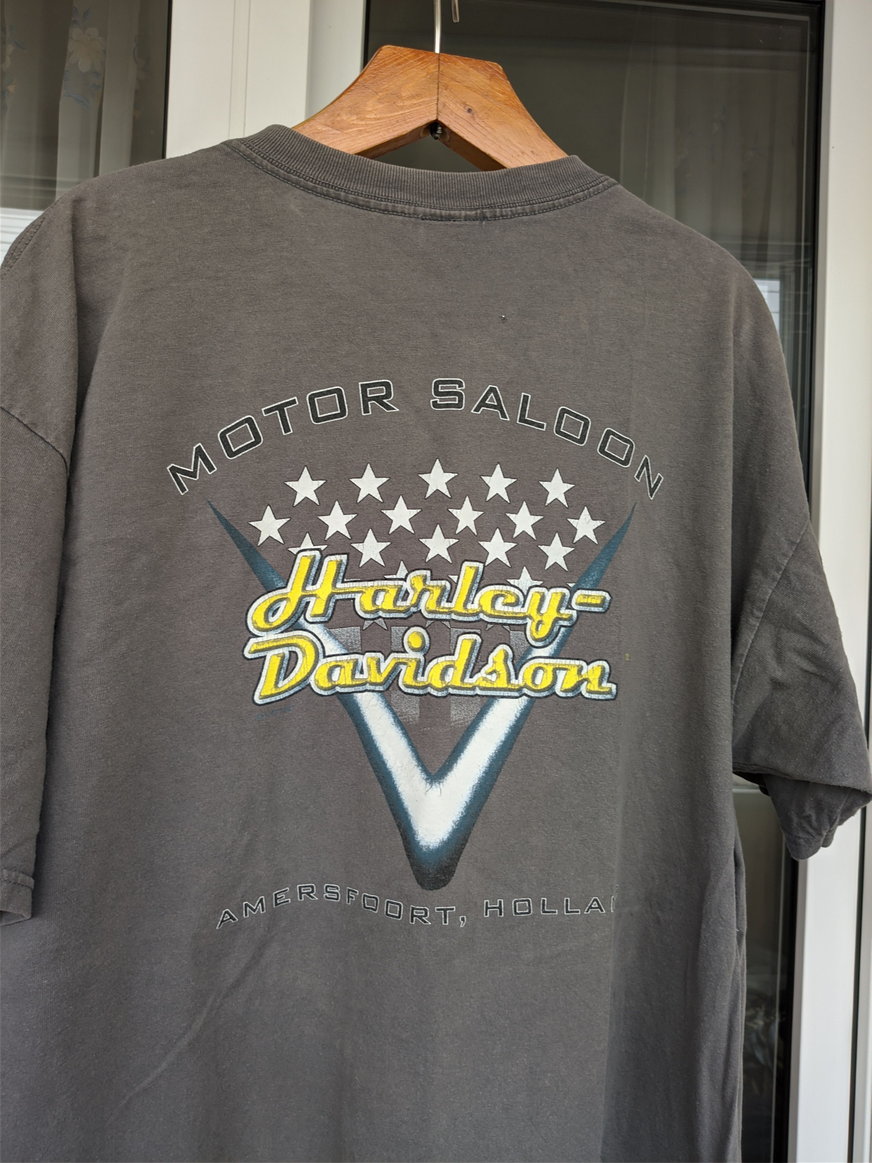 Harley Davidson × Vintage Vintage 1996 Harley Davidson Amersfoort Tee Size US XXL / EU 58 / 5 - 3 Thumbnail