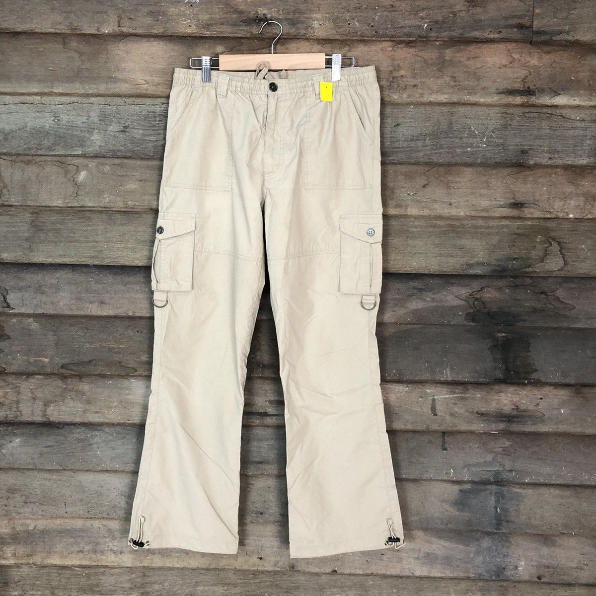 Japanese Brand Sagres Brown multi pocket utility Cargo Pants #2842 Size US 27 - 1 Thumbnail
