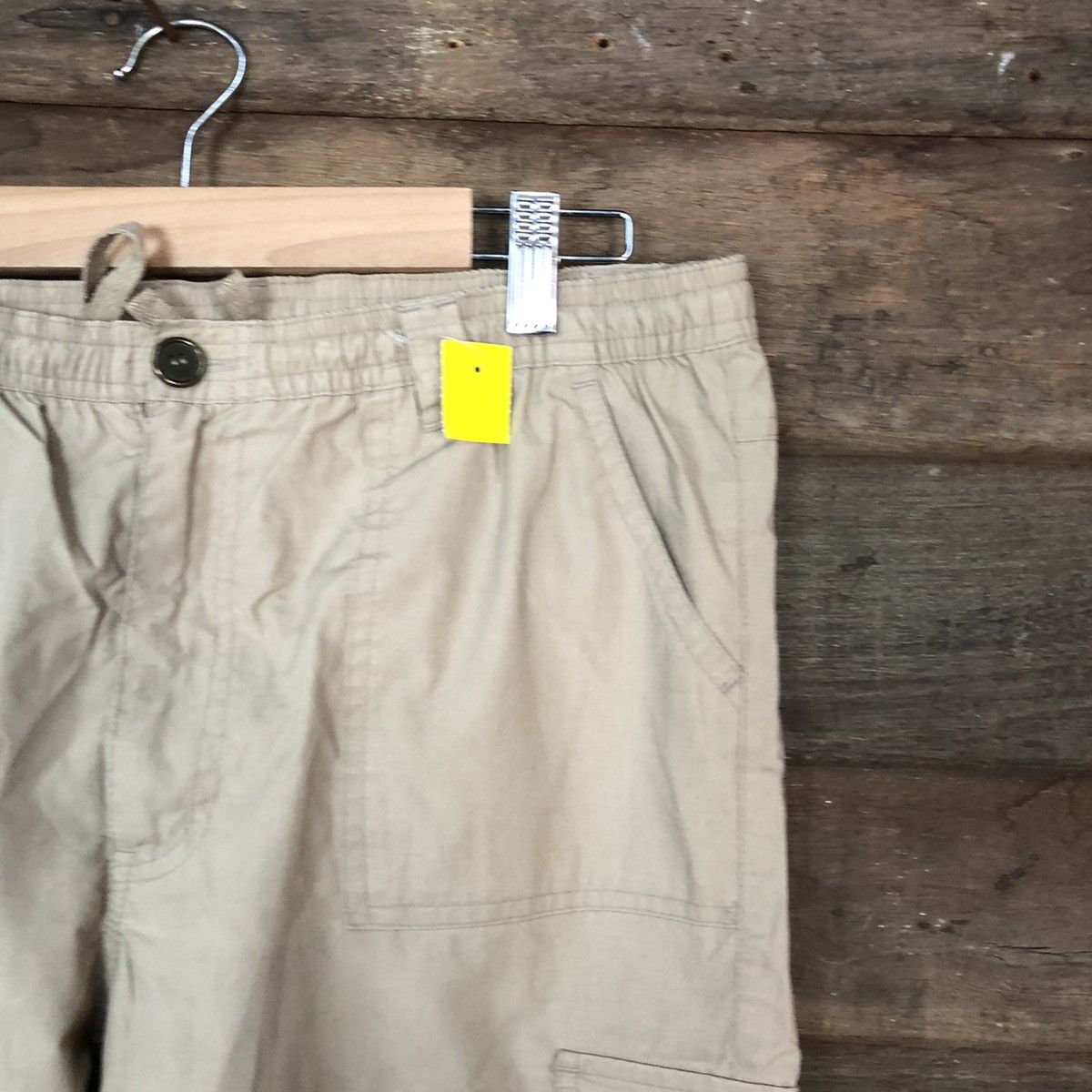 Japanese Brand Sagres Brown multi pocket utility Cargo Pants #2842 Size US 27 - 5 Thumbnail