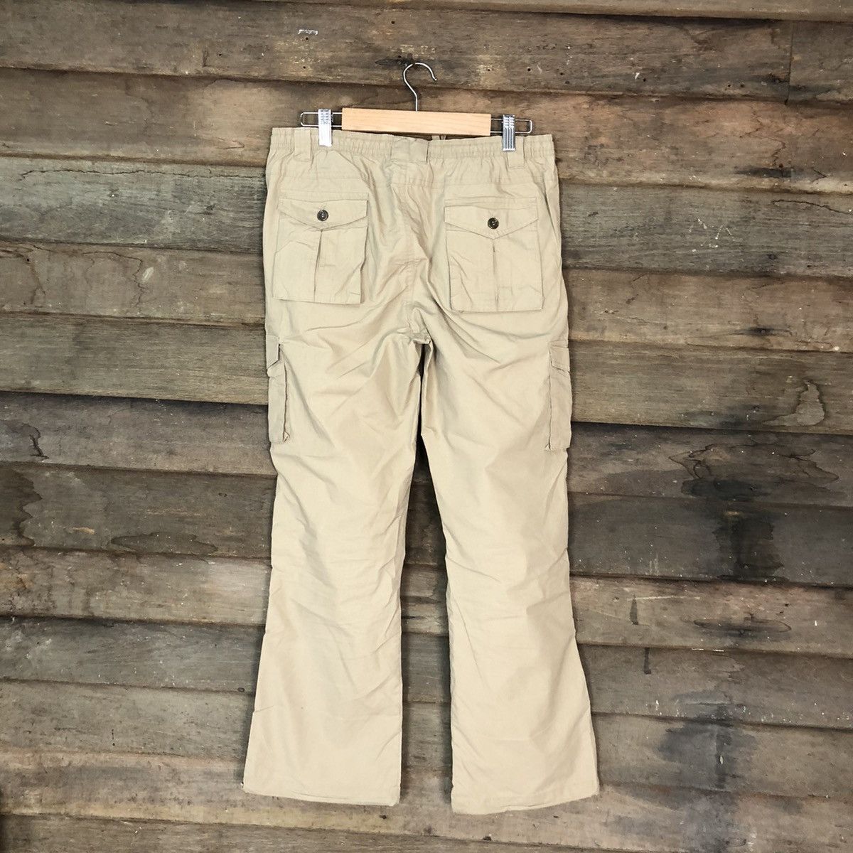 Japanese Brand Sagres Brown multi pocket utility Cargo Pants #2842 Size US 27 - 11 Thumbnail