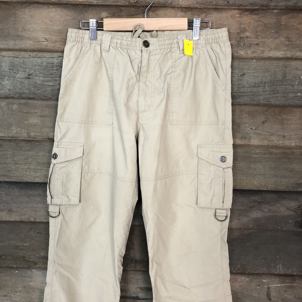 Japanese Brand Sagres Brown multi pocket utility Cargo Pants #2842 Size US 27 - 2 Thumbnail